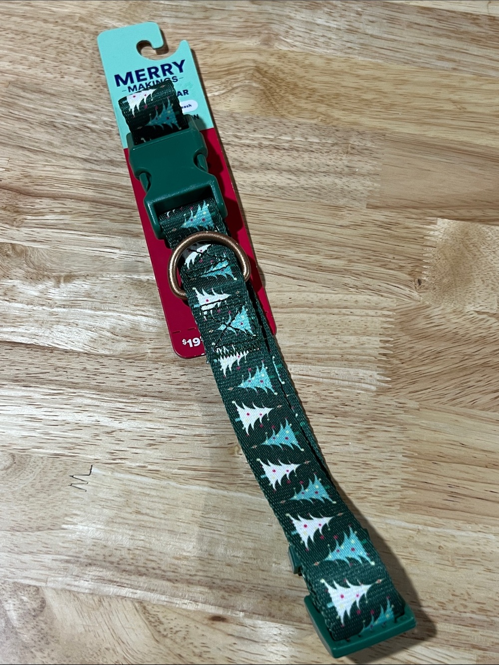 Merry makings dog collar L/XL 16-26” Christmas holiday festive z98